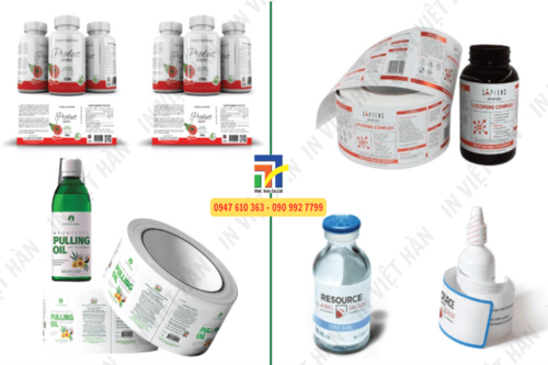 Đa dạng chất liệu in tem decal